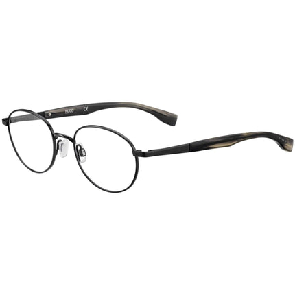 Hugo Men's Eyeglasses - Black Metal Full Rim Frame Demo Lens | HUGO HG 0333 807 ,