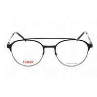 Hugo Men's Eyeglasses - Black Ruthenium Stainless Steel Aviator | HG 1156 0RZZ 00 ,