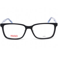 Hugo Men's Eyeglasses - Clear Demo Lens Black/Blue Acetate Frame | HG 1010 0PJP 00 ,