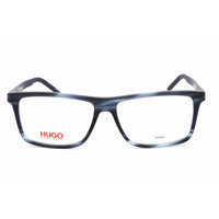 Hugo Men's Eyeglasses - Clear Lens Blue Horn Rectangular Frame | HG 1088 0HW8 00 ,