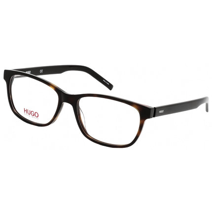 Hugo Men's Eyeglasses - Clear Lens Dark Havana Rectangular Frame | HG 1115 0086 00 ,