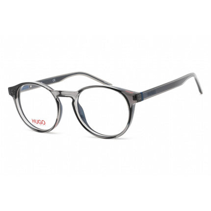Hugo Men's Eyeglasses - Clear Lens Grey Plastic Round Shape Frame | HG 1164 0KB7 00 ,