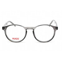 Hugo Men's Eyeglasses - Clear Lens Grey Plastic Round Shape Frame | HG 1164 0KB7 00 ,