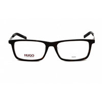 Hugo Men's Eyeglasses - Clear Lens Havana Acetate Rectangular Frame | HG 1116 0086 00 ,
