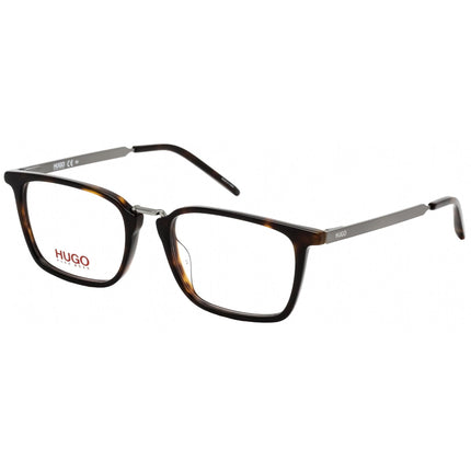 Hugo Men's Eyeglasses - Clear Lens Havana Square Full Rim Frame | HG 1033 0086 00 ,