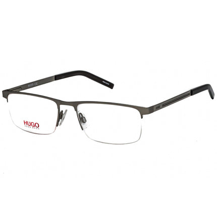 Hugo Men's Eyeglasses - Clear Lens Stainless Steel Full Rim Frame | HG 1117 0R80 00 ,