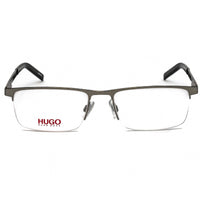 Hugo Men's Eyeglasses - Clear Lens Stainless Steel Full Rim Frame | HG 1117 0R80 00 ,