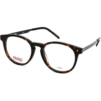 Hugo Men's Eyeglasses - Dkhavana Round Full-Rim Plastic Frame | HUGO HG 1037 86 ,