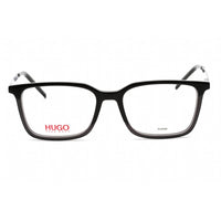 Hugo Men's Eyeglasses - Full Rim Black Grey Metal Rectangular Frame | HG 1125 008A 00 ,