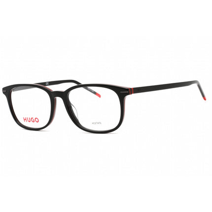 Hugo Men's Eyeglasses - Full Rim Black Red Plastic Rectangular | HG 1171 0OIT 00 ,