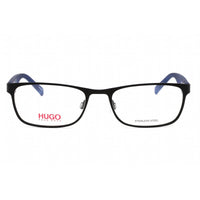 Hugo Men's Eyeglasses - Full Rim Matte Black Blue Rectangular Frame | HG 0209 00VK 00 ,