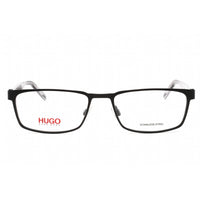 Hugo Men's Eyeglasses - Full Rim Matte Black Metal Rectangular Frame | HG 1075 0003 00 ,