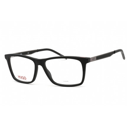 Hugo Men's Eyeglasses - Full Rim Matte Black Plastic Rectangular Frame | HG1140 003 ,