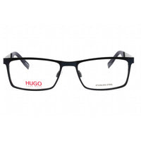 Hugo Men's Eyeglasses - Full Rim Matte Blue Metal Rectangular Frame | HG 0228 0FLL 00 ,