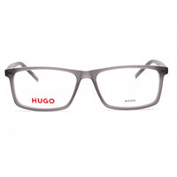 Hugo Men's Eyeglasses - Full Rim Matte Grey Rectangular Shape Frame | HG 1025 0RIW 00 ,