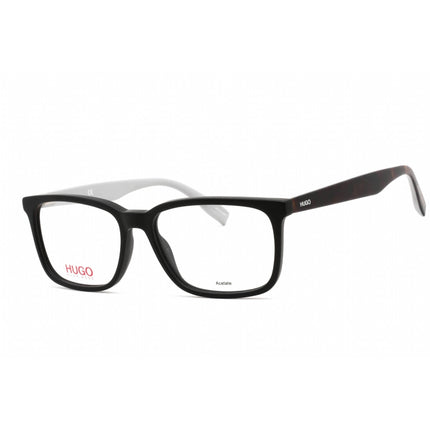 Hugo Men's Eyeglasses - Full Rim Rectangular Black/Havana Plastic | HG 0267 00AM 00 ,