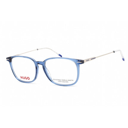 Hugo Men's Eyeglasses - Full Rim Rectangular Blue Plastic Frame | HG 1205 0PJP 00 ,