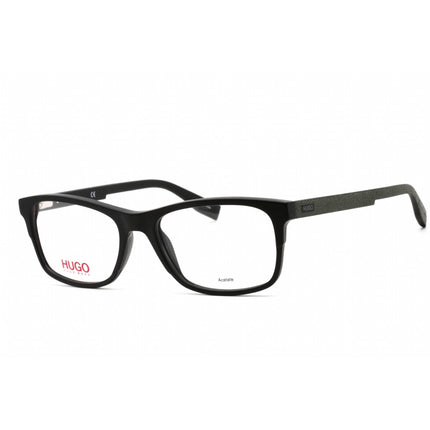 Hugo Men's Eyeglasses - Full Rim Rectangular Matte Black Plastic Frame | HG 0292 0003 ,