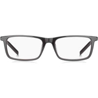 Hugo Men's Eyeglasses - Grey Plastic Rectangular Frame Demo Lens | HUGO HG 1116 0KB7 ,