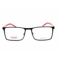 Hugo Men's Eyeglasses - Matte Black Stainless Steel Rectangular | HG 1056 0003 00 ,