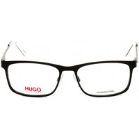 Hugo Men's Eyeglasses - Matte Black/Silver Stainless Steel Frame | HG 0231 0003 00 ,