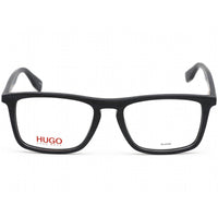 Hugo Men's Eyeglasses - Matte Blue Wood Rectangular Acetate Frame | HG 0322 02WF 00 ,