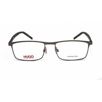 Hugo Men's Eyeglasses - Matte Ruthenium Rectangular Shape Frame | HG 1026 0R80 00 ,
