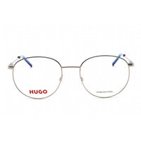Hugo Men's Eyeglasses - Matte Ruthenium Round Shape Frame Clear Lens | HG 1180 0R81 00 ,
