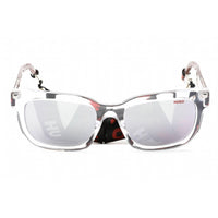 Hugo Men's Sunglasses - Crystal White Rectangular Plastic Frame | HG 1219/S 0HKN DC ,