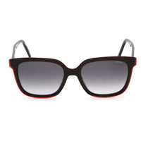 Hugo Men's Sunglasses - Dark Grey Shaded Lens Black Red Frame | HG 1051/S 01T 90 ,