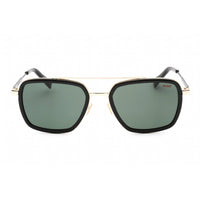 Hugo Men's Sunglasses - Full Rim Black Rectangular Metal Frame | HG 0306/S 0807 QT ,