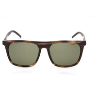 Hugo Men's Sunglasses - Green Lens Plastic Square Shape Frame | HG 1086/S 0BU0 QT ,