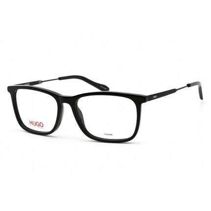 Hugo Unisex Eyeglasses - Black Acetate/Metal Square Shape Frame | HG 0307 0807 00 ,
