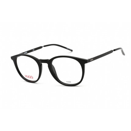 Hugo Unisex Eyeglasses - Clear Lens Black Acetate/Metal Round Frame | HG 1017 0807 00 ,