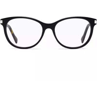 Hugo Women's Eyeglasses - Black Havana Plastic Frame Demo Lens | HUGO HG 0184 0WR7 ,