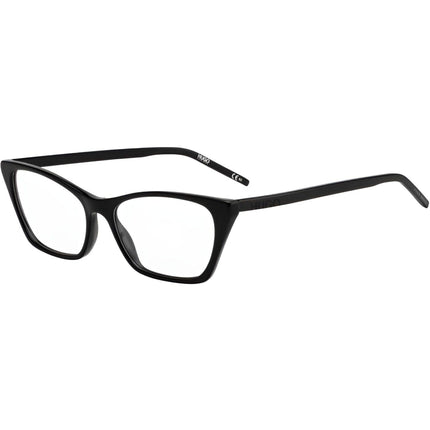 Hugo Women's Eyeglasses - Black Plastic Cat Eye Frame Demo Lens | HUGO HG 1058 807 ,