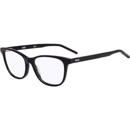 Hugo Women's Eyeglasses - Black Plastic Square Frame Demo Lens | HUGO HG 1041 807 ,