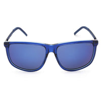 Hugo Women's Sunglasses - Blue Sky Mirror Lens Rectangular Frame | HG 1138/S 0ZX9 XT ,