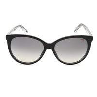 Hugo Women's Sunglasses - Grey Gradient Lens Plastic Round Frame | HG 1006/S 07C5 PR ,