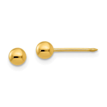 Inverness 14k 4mm Ball Post Earrings ,