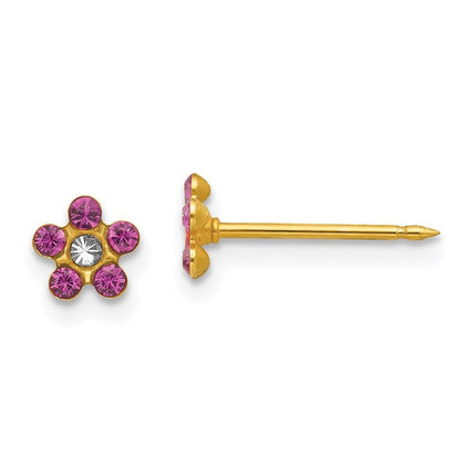 Inverness 14k February Crystal Birthstone Earrings ,