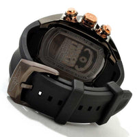 Invicta 10065 Men's Lupah Revolution Black Ion Plated Rubber Strap Chronograph Watch ,