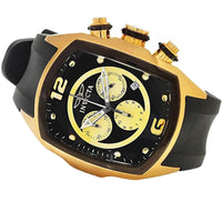 Invicta 10067 Men's Lupah Revolution Gold Tone Black Dial Chronograph Gold Tone Watch ,