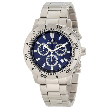 Invicta 10362 Men's Specialty Blue Dial Stainless Steel Chronograph Swiss Watch ,