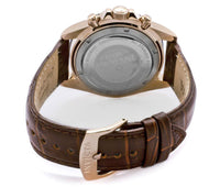 Invicta 10711 Men's Speedway Rose Gold Tone Dial Brown Leather Strap Chronograph Watch ,