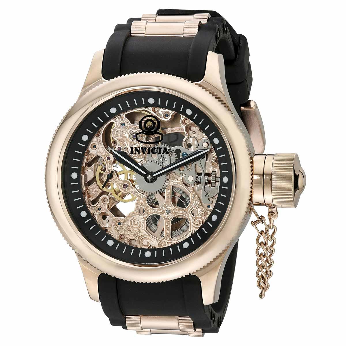 RARE NEW Special Edition 50yr Russian Diver Invicta Automatic Skeleton Model1924 Invicta 1848 Mechanical Russian Diver Skeleton Dial Lefty  main image 3