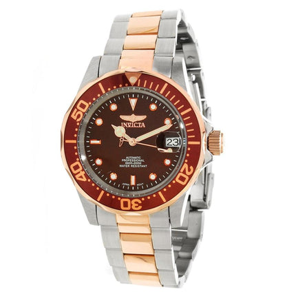 Invicta 11241 Men's Pro Diver Two Tone Stainless Steel Brown Dial Automatic Watch ,