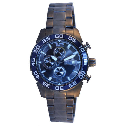 Invicta 13677 Men's Specialty Chronograph Gunmetal Dial Gunmetal Steel Watch ,