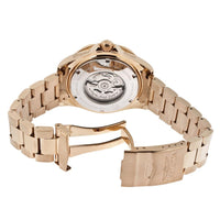 Invicta 13713 Men's Grand Diver Automatic Open Heart Brown Dial Rose Gold Steel Bracelet Dive Watch ,