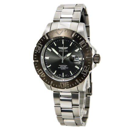 Invicta 14050 Men's Ocean Baron Pro Diver Gunmetal Bezel Gunmetal Dial Steel Bracelet Dive Watch ,